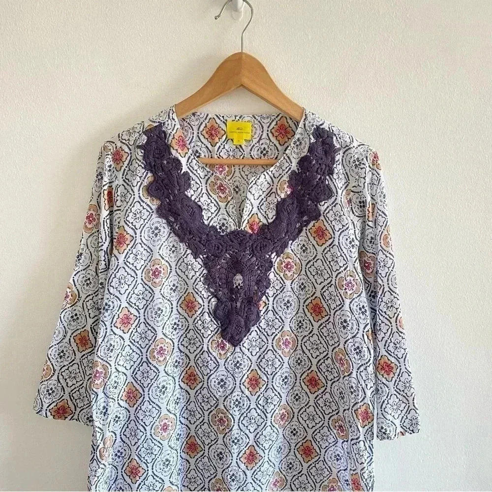 Roberta Roller Rabbit Tunic Sz M - Picture 2 of 8